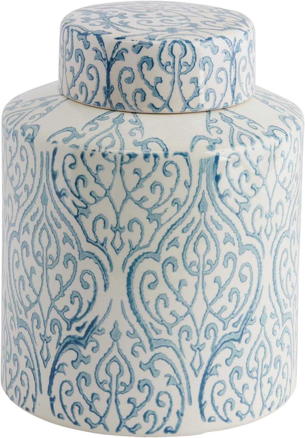 Ceramic Ginger Jar (10-1/8") - Storied Home