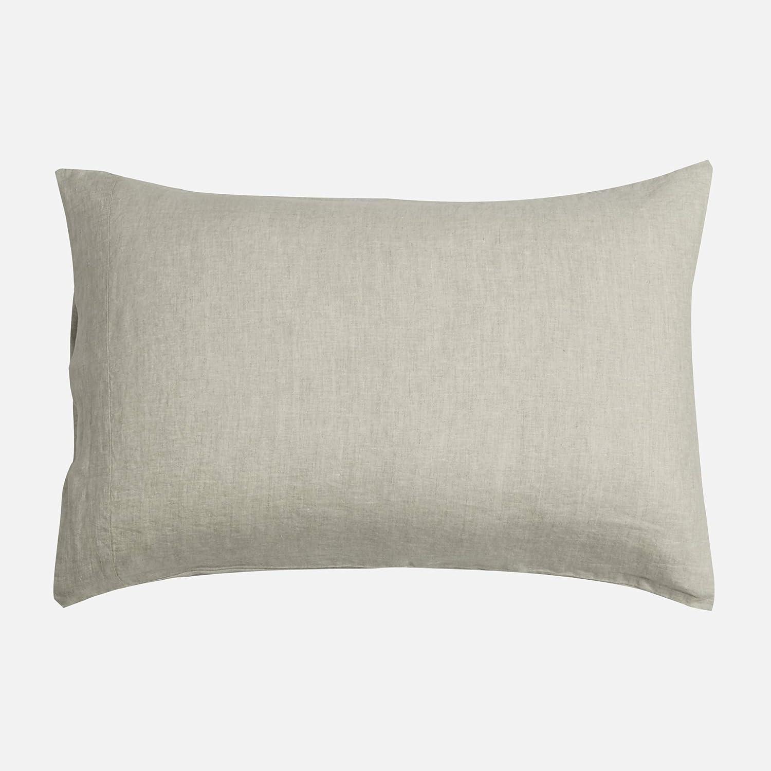 Classic King Organic French Linen Pillowcase Set