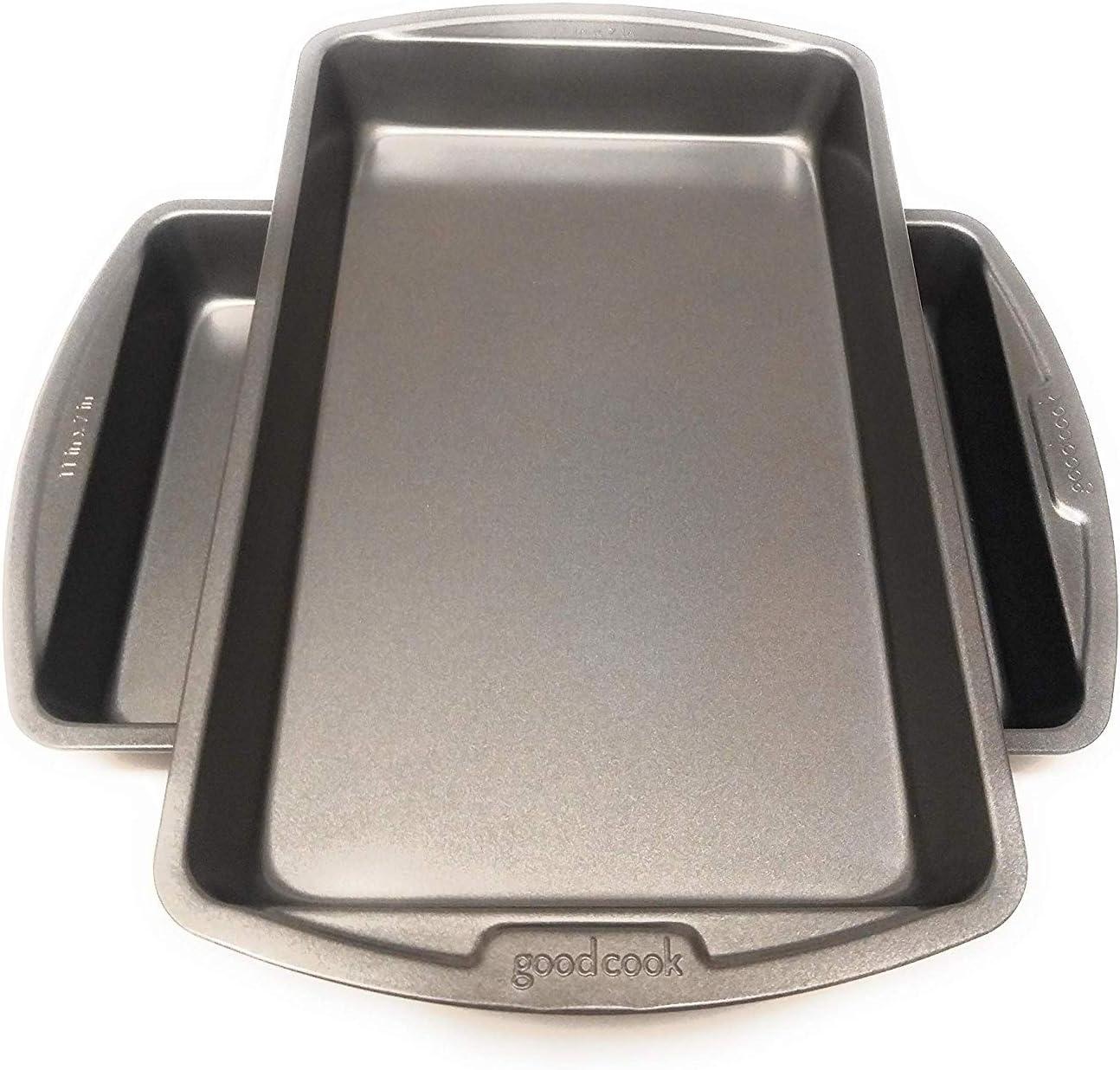 Rectangular Non-Stick Heavy-Duty Steel Brownie Pan