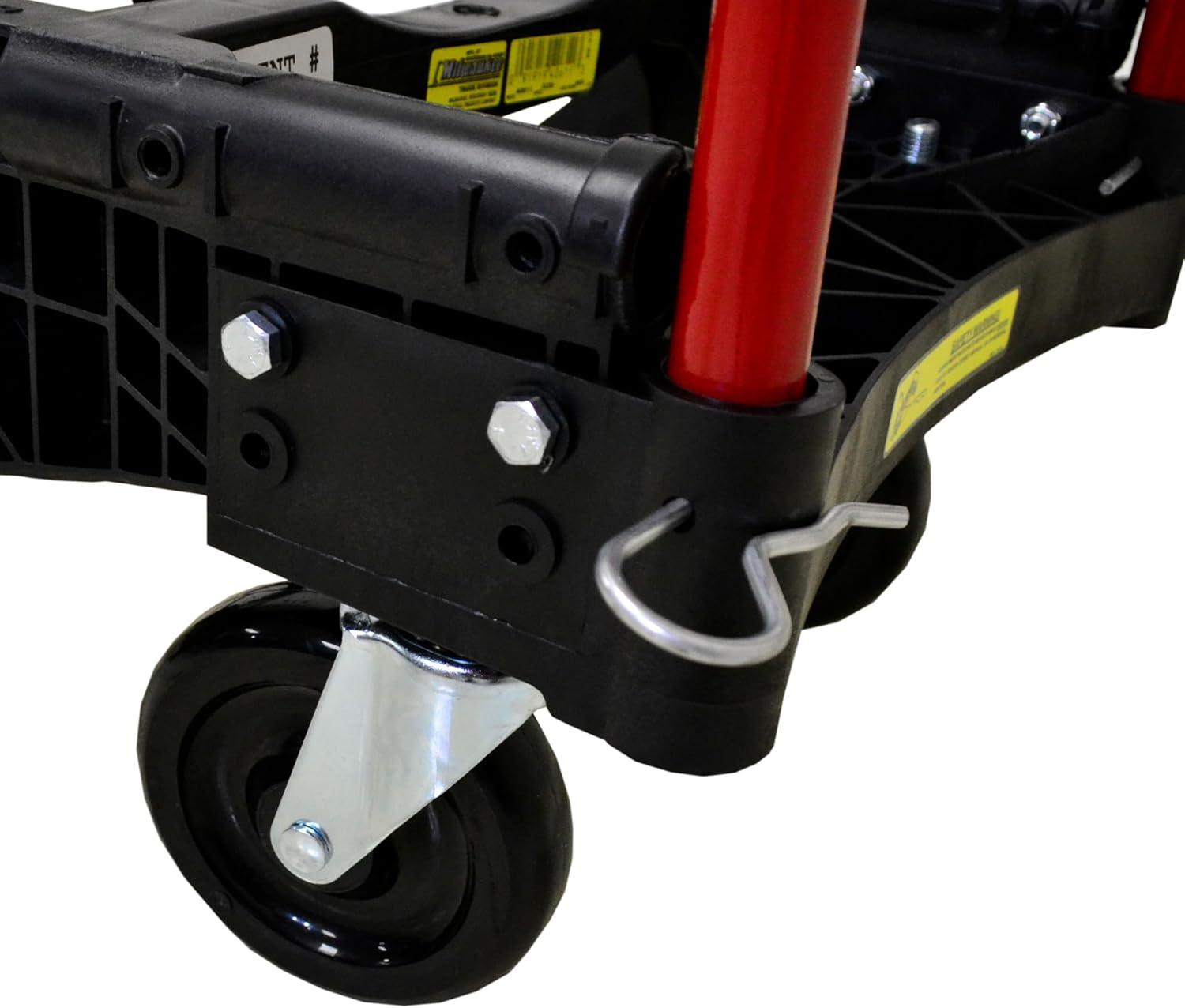 Milwaukee Hand Trucks Nylon Convertible Truck with 10? Pneumatic Tires