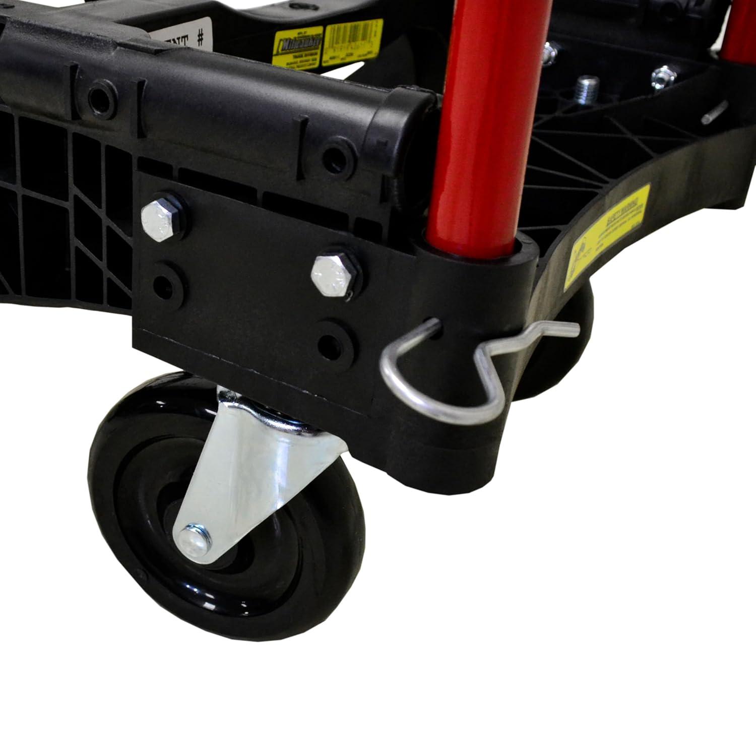 Milwaukee Hand Trucks Nylon Convertible Truck with 10? Pneumatic Tires