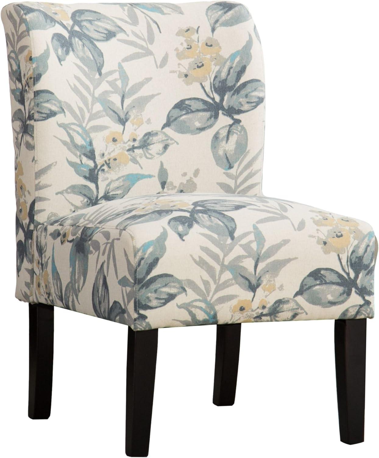 Roundhill Furniture Capa Fabric Armless Contemporary Accent Chair