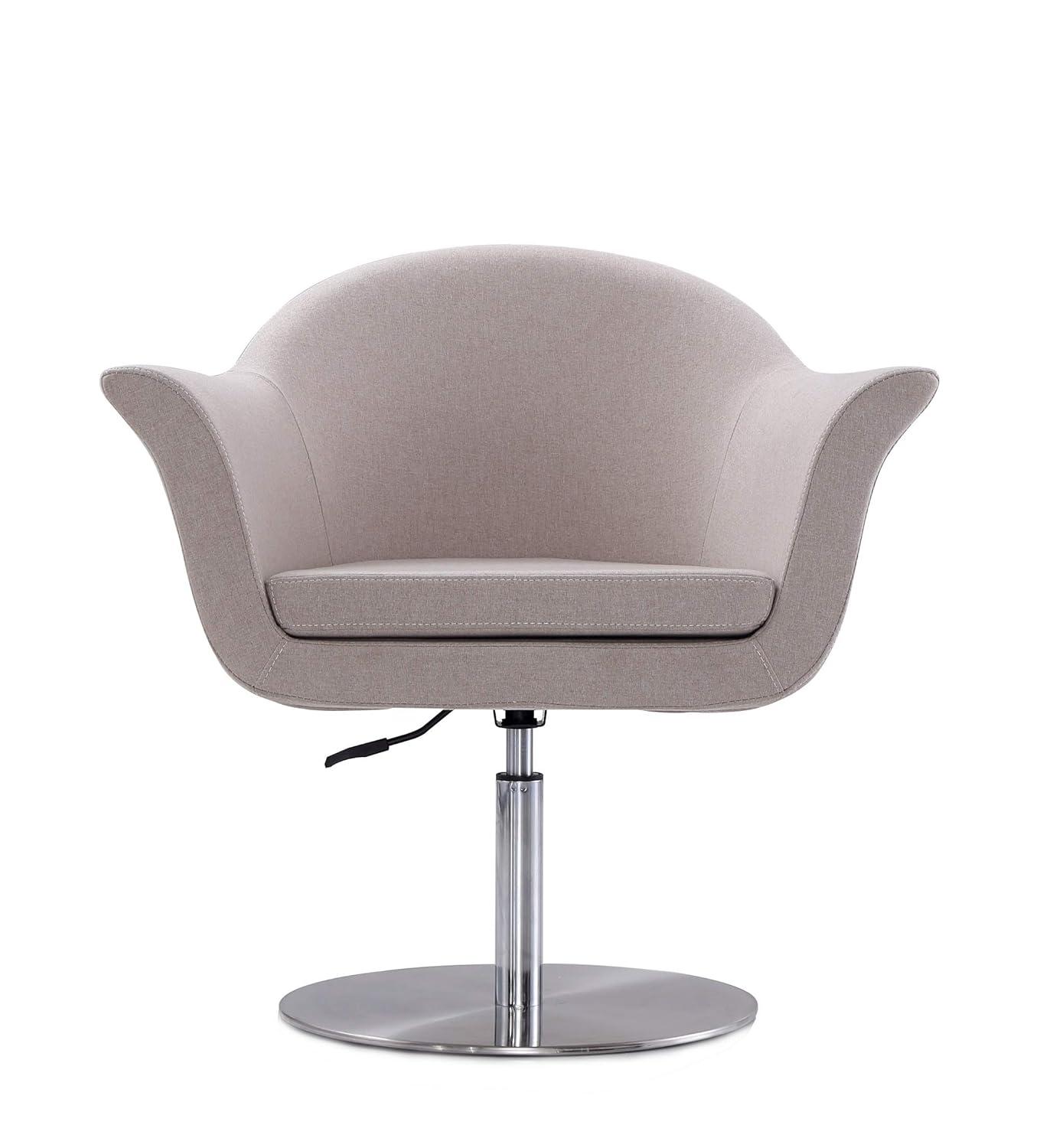 Orren Ellis Hillian Upholstered Swivel Armchair (Set of 2)