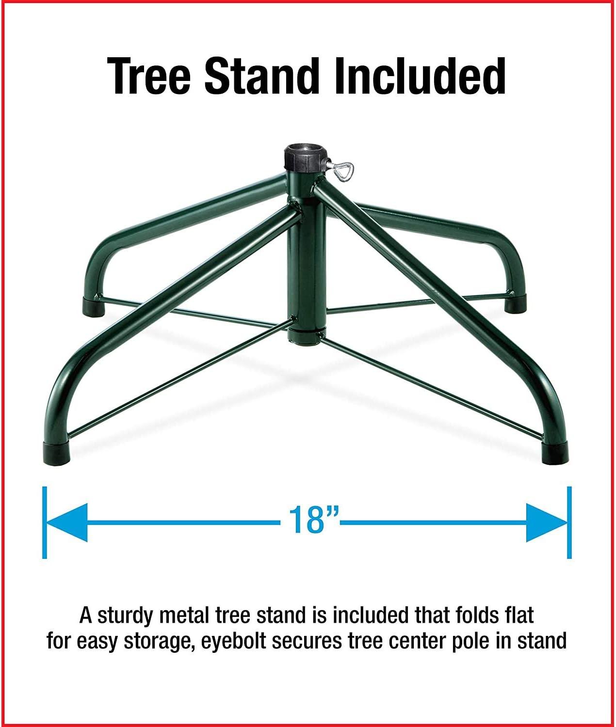 7.5' Prelit Slim Kingswood Fir Artificial Christmas Tree Multicolor Lights - National Tree Company
