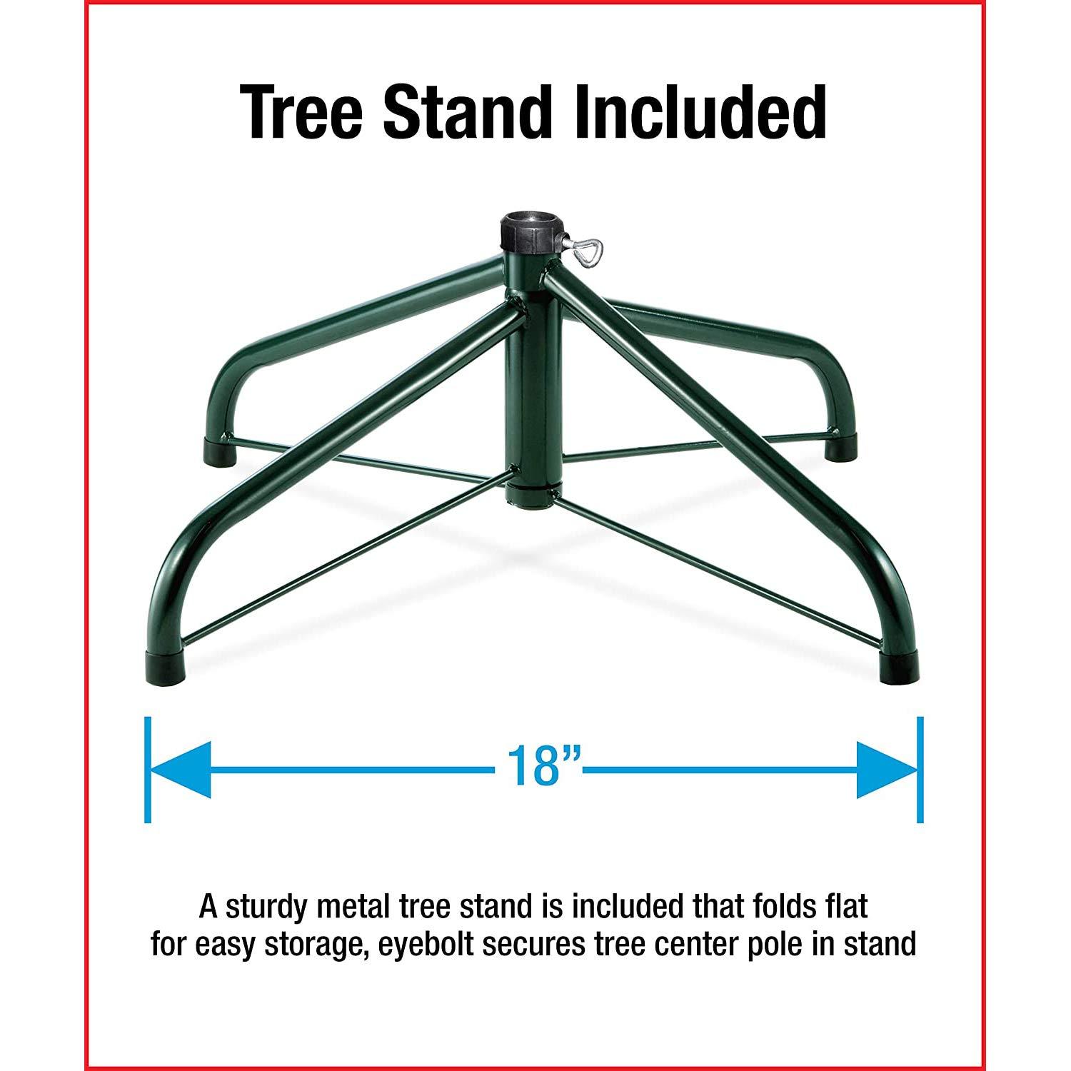 7.5' Prelit Slim Kingswood Fir Artificial Christmas Tree Multicolor Lights - National Tree Company