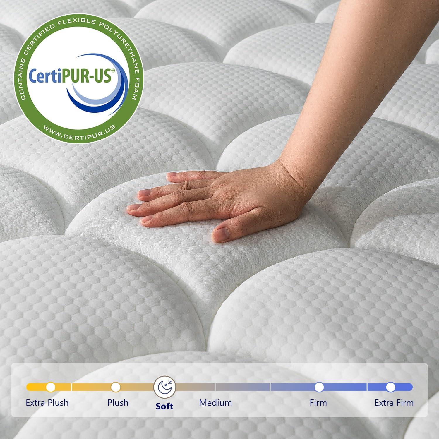 Alwyn Home 12'' Medium Gel Memory Foam Hybrid Mattress in a Box, OEKO-TEX® Certified