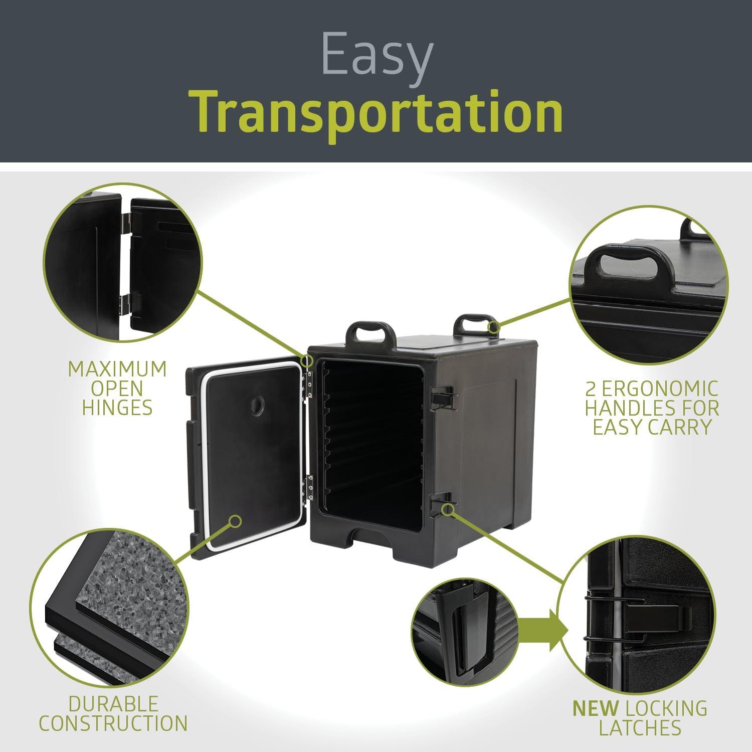 Pearington 81 Quart Polyurethane End-Loading Insulated Food Carrier