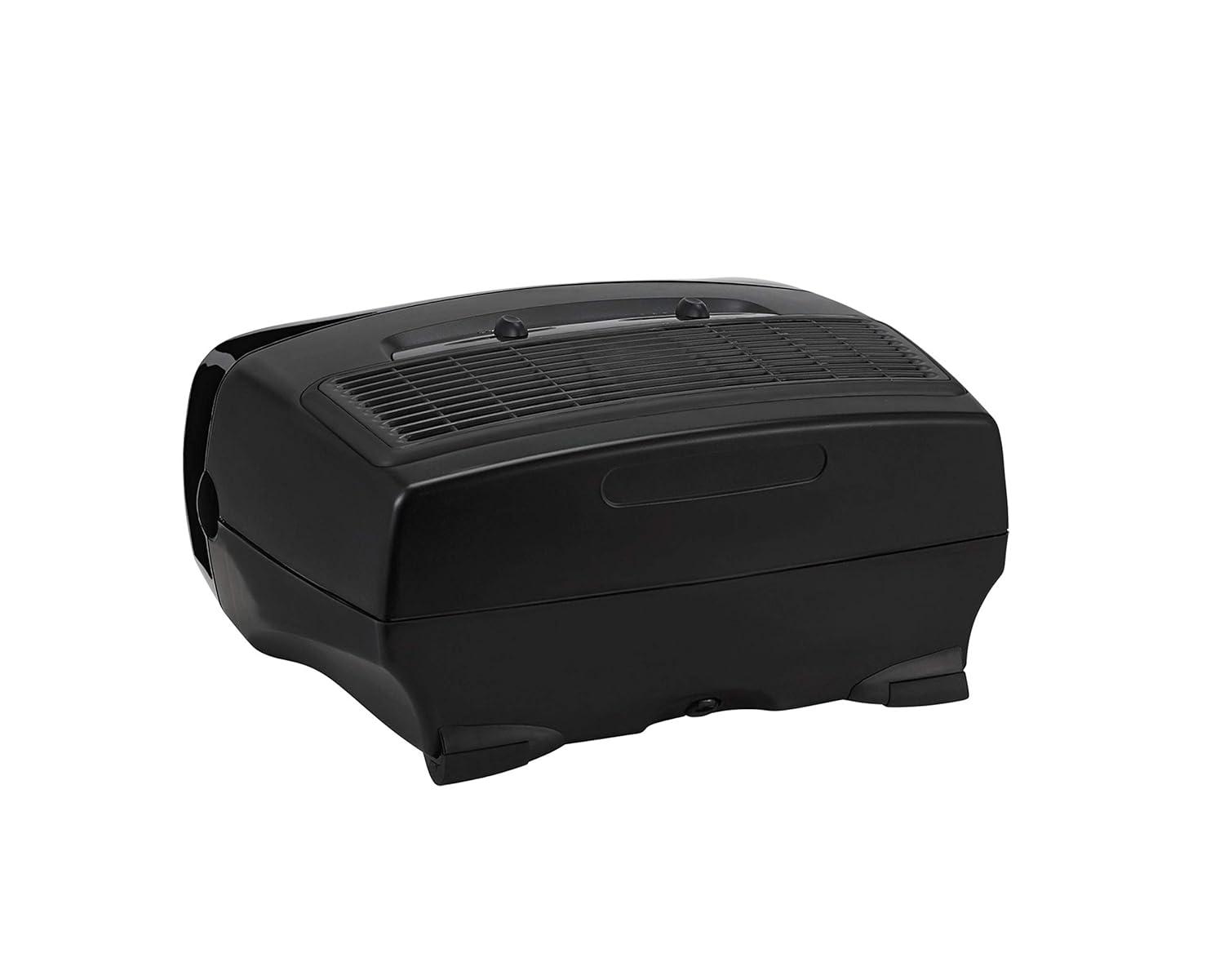 Xayoca Desktop HEPA-Type , 3 Speeds plus Optional Ionizer small Air Purifier, HAP242B-U, Black