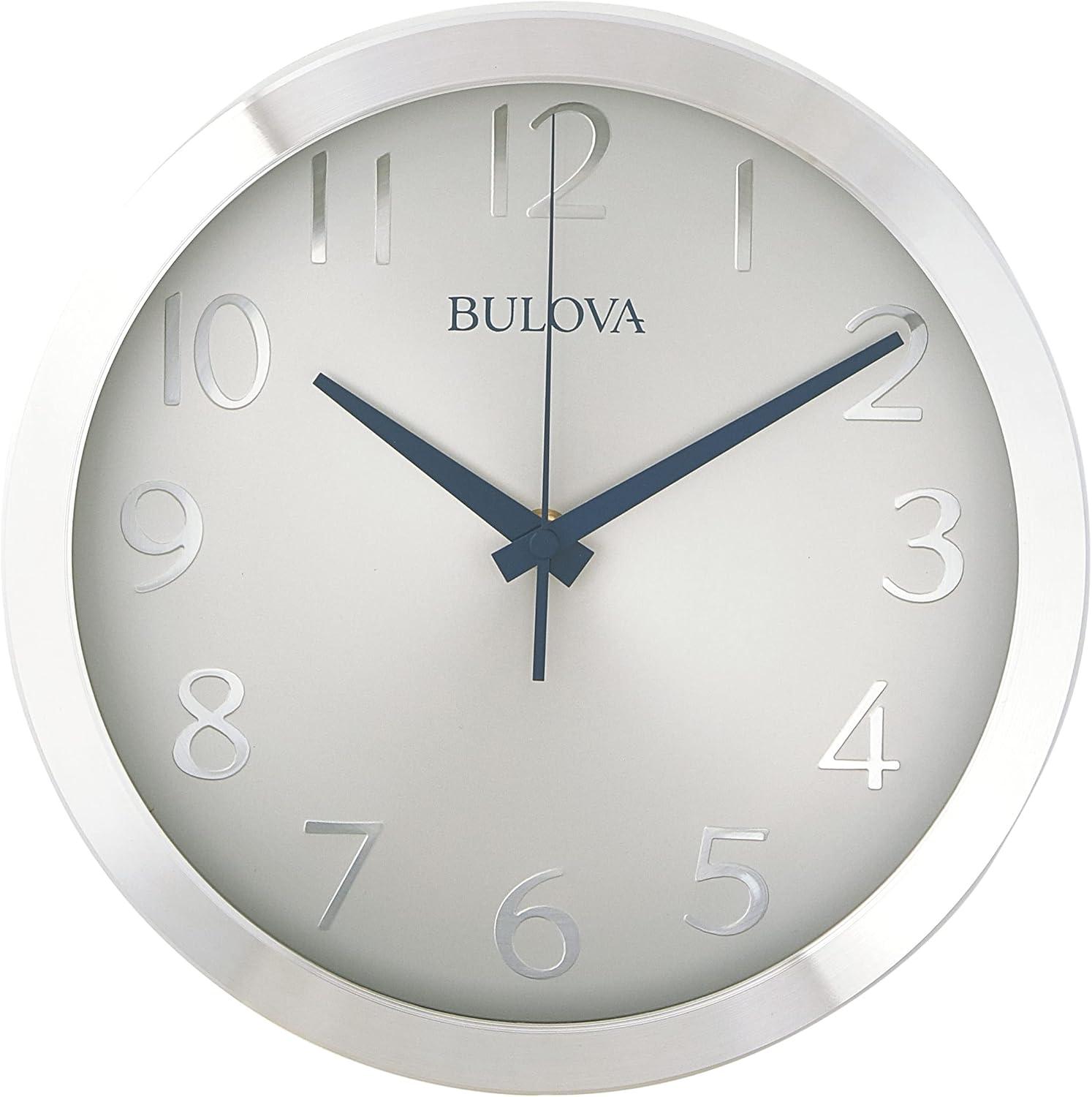 Bulova 9.75 diam. Winston Wall Clock