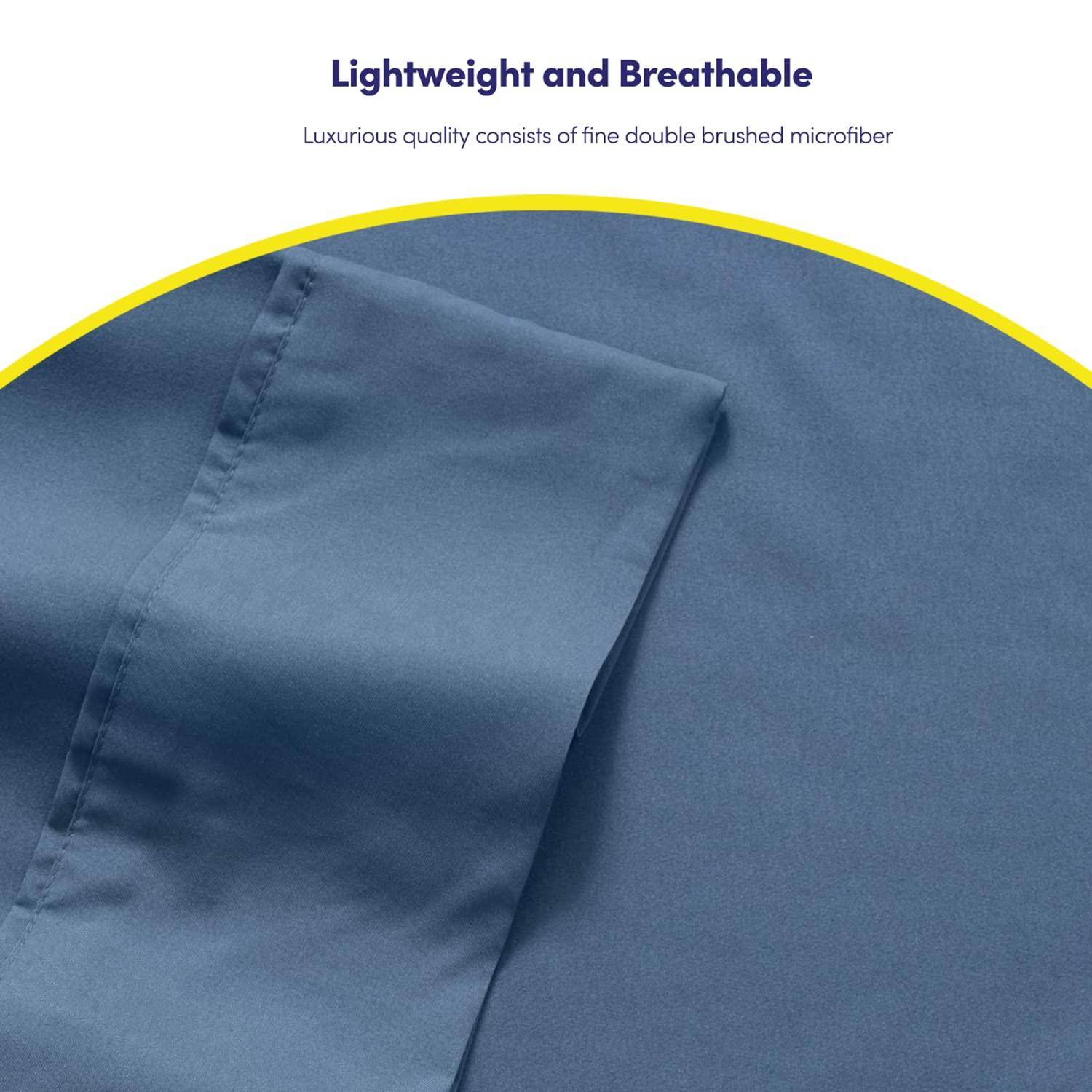 Sweet Home Collection Luxurious Soft Microfiber Sheet Set with Bonus Pillowcases
