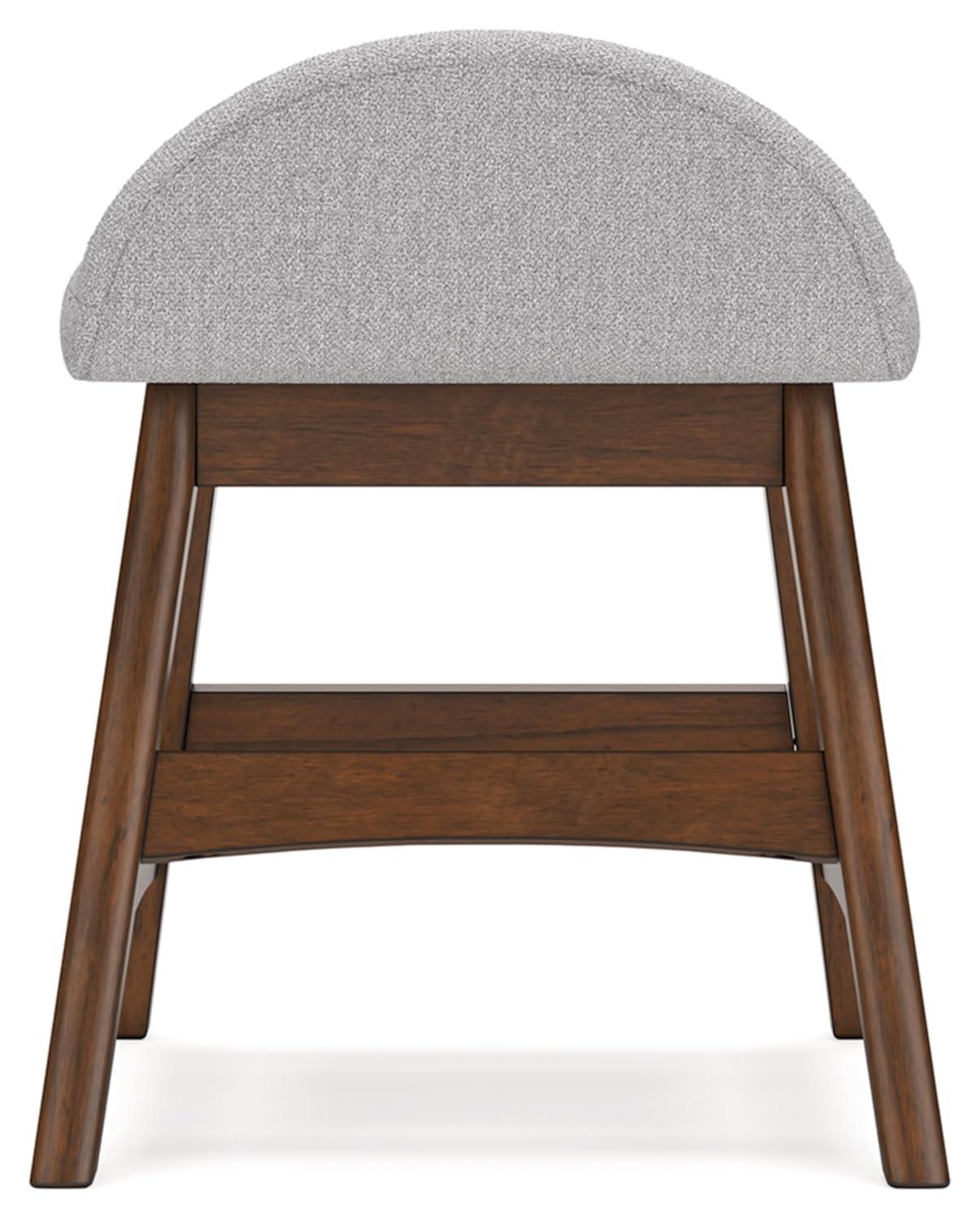 Signature Design by Ashley Lyncott Home Office Desk Chair, Light Gray/Brown