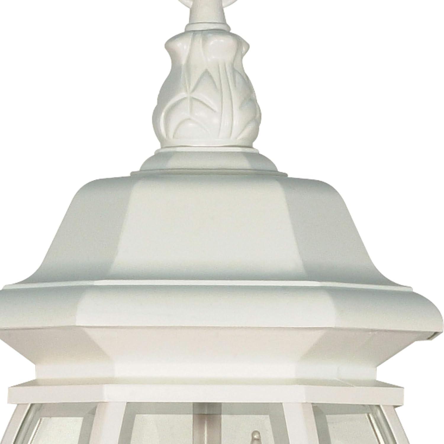 Nuvo 60-894 - Central Park - 3 Light - 20" - Hanging Lantern - w/ Clear Beveled Glass