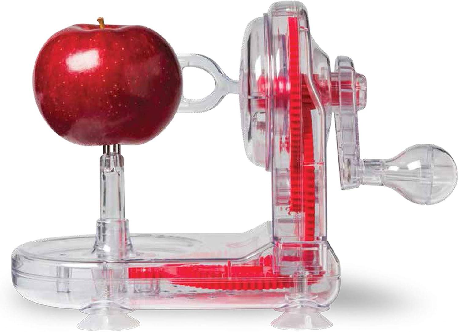 Transparent Plastic Apple Peeler with Corer Slicer