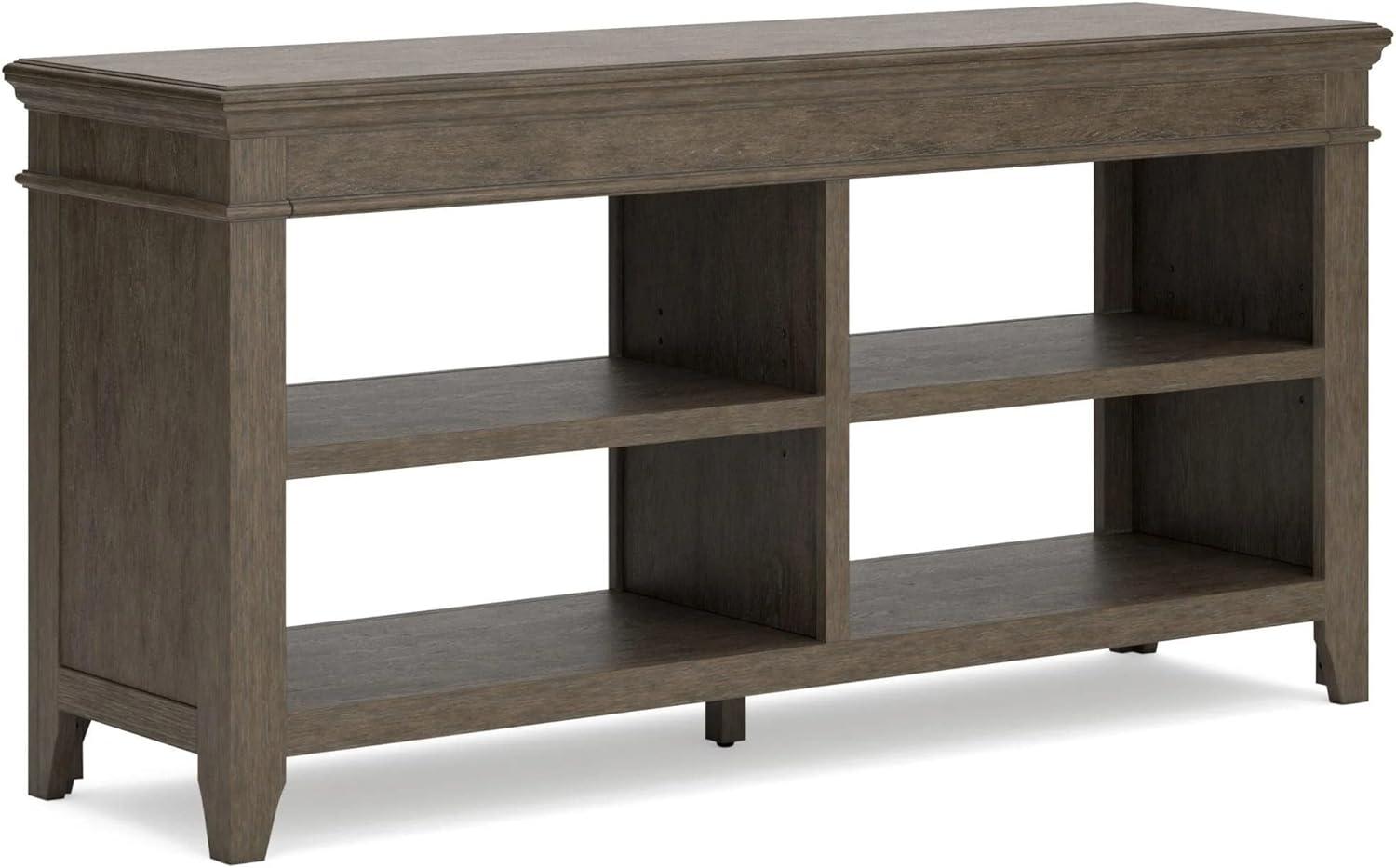 Signature Design by Ashley Traditional Janismore Credenza  Weathered Gray