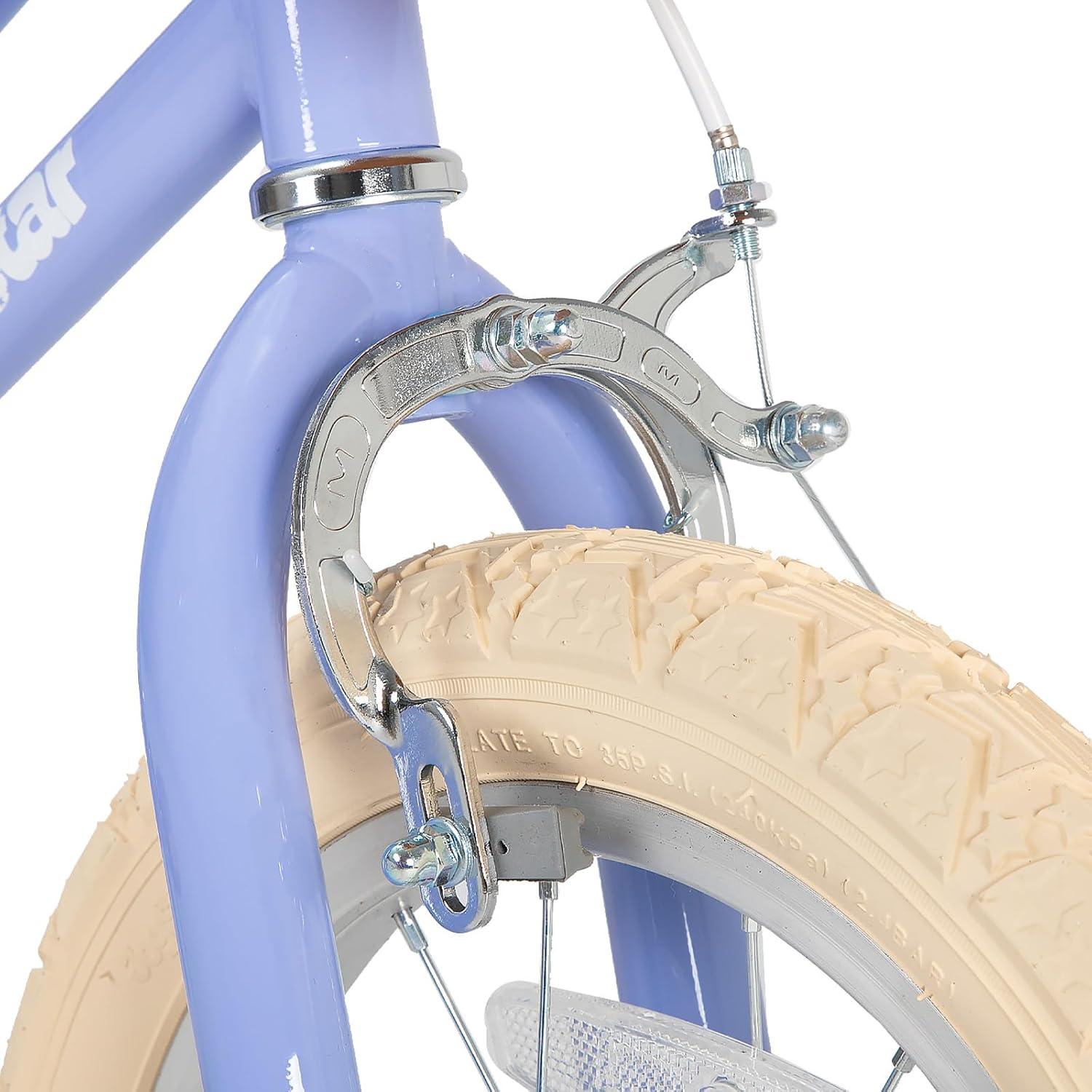 JOYSTAR Girls' 20" Training Wheel Retro Bicycle