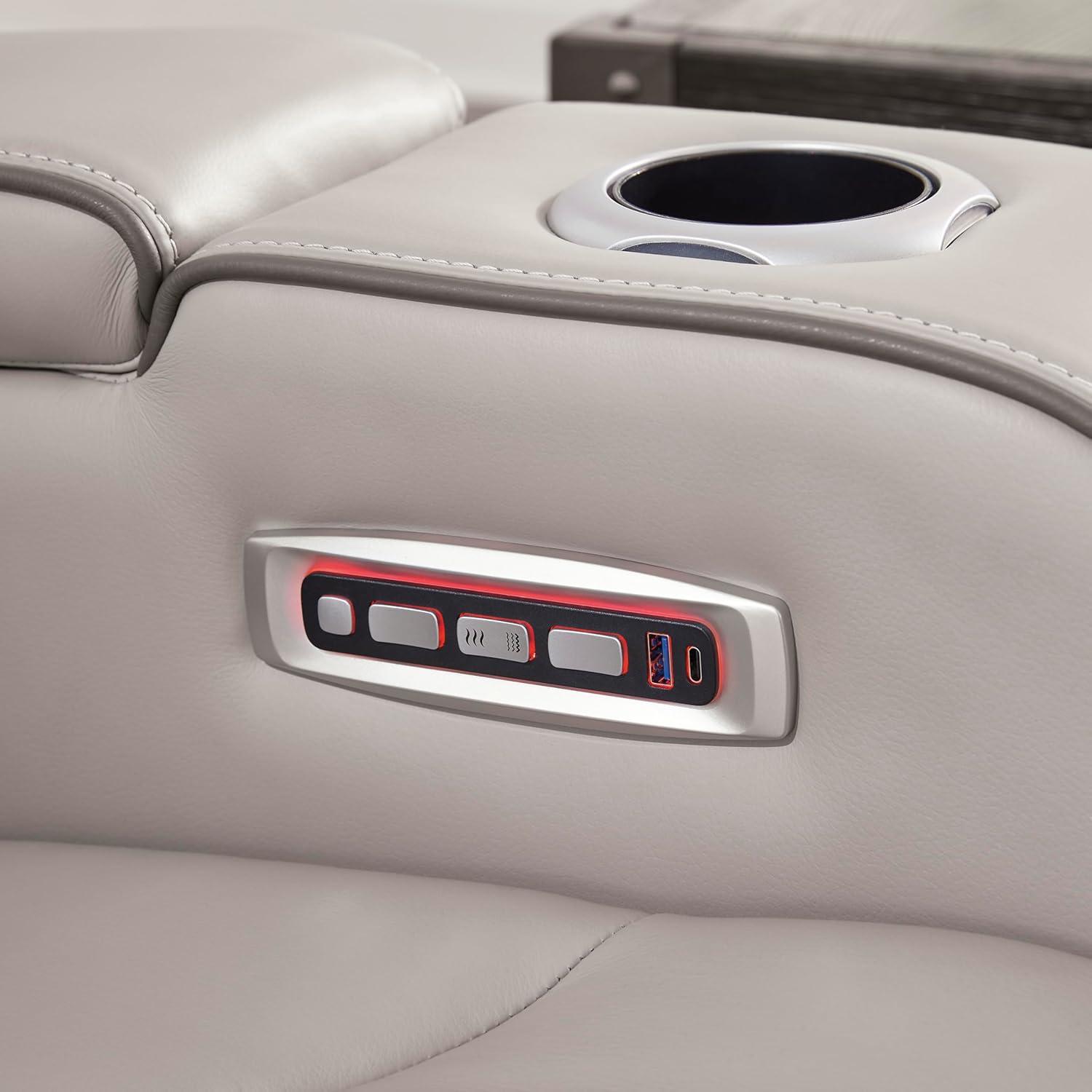 Signature Design by Ashley Boyington Gray Power Recliner