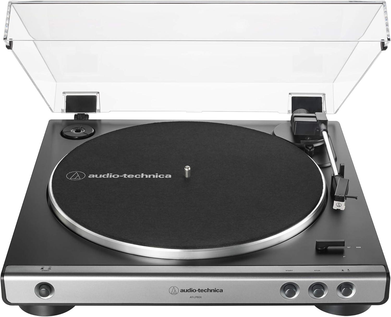 AudioTechnica AT-LP60X Fully Automatic Belt-Drive Stereo Turntable