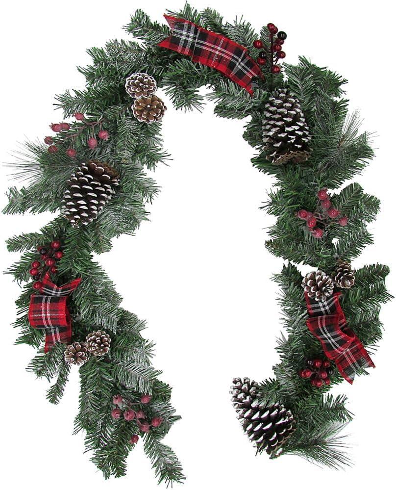 Fraser Hill Farm Christmas Wreath 72'' in. Faux Spruce Garland