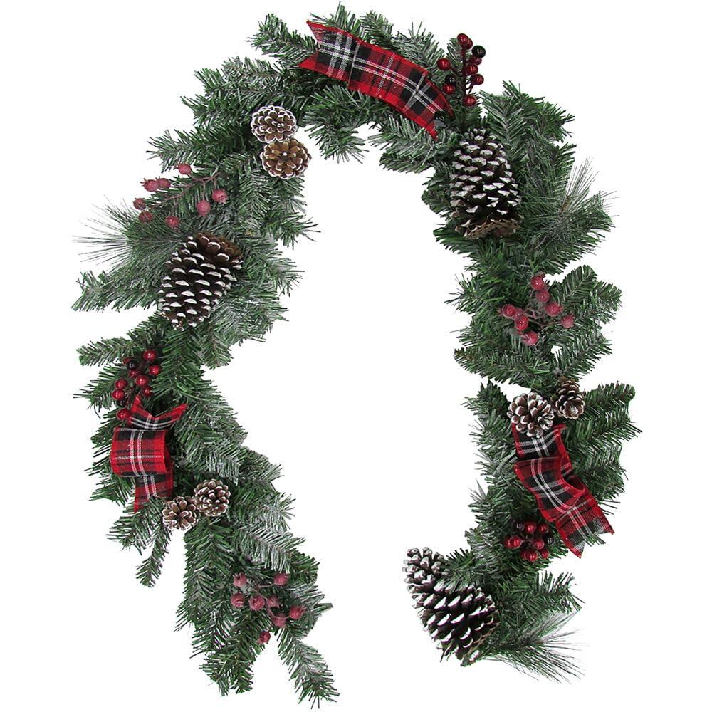 Fraser Hill Farm Christmas Wreath 72'' in. Faux Spruce Garland