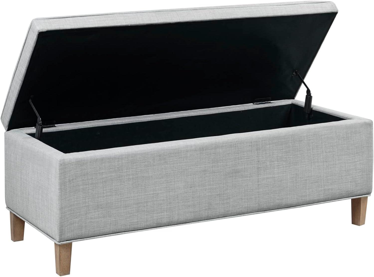 Caymus Upholstered Flip Top Storage Bench