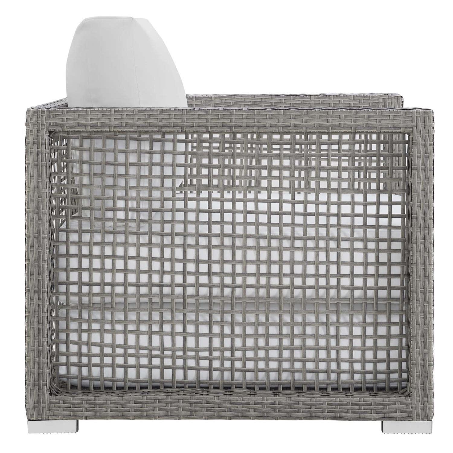 Modway Aura Rattan Outdoor Patio Armchair