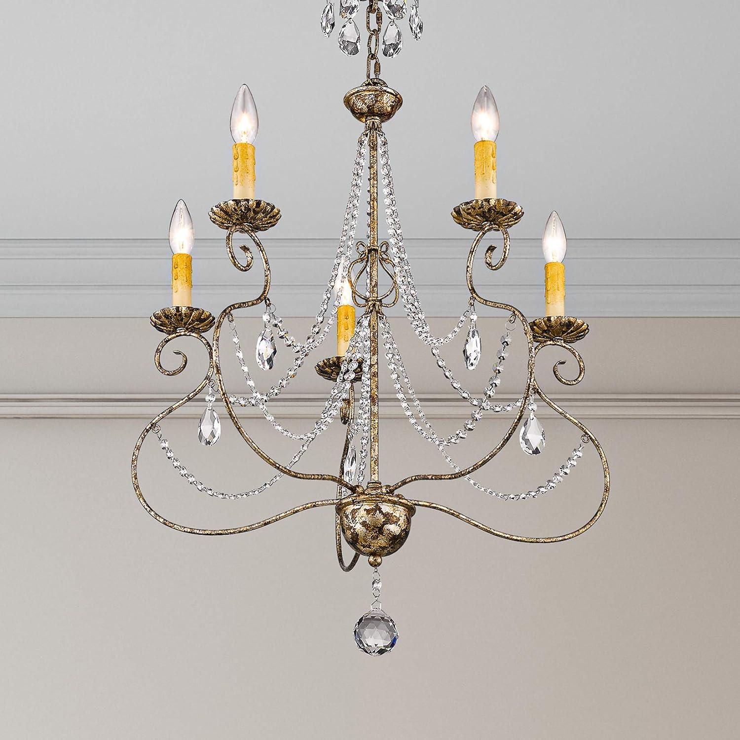 Livex Lighting - Isabella - 5 Light Chandelier in French Country Style - 24