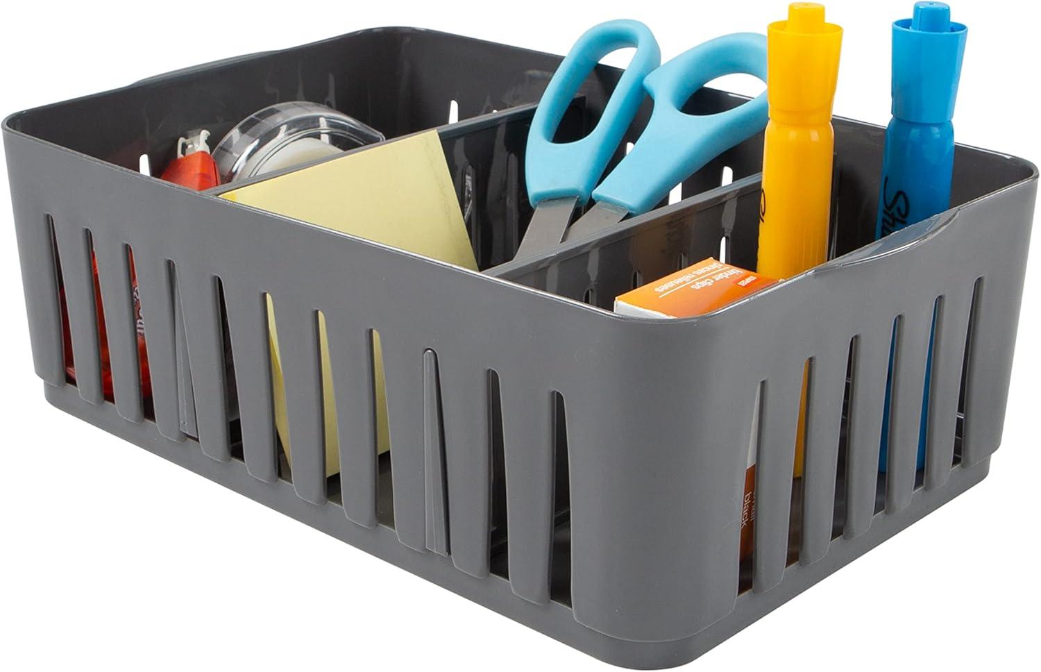 Simplify Adjustable Office Drawer Organizer (Set of 4)