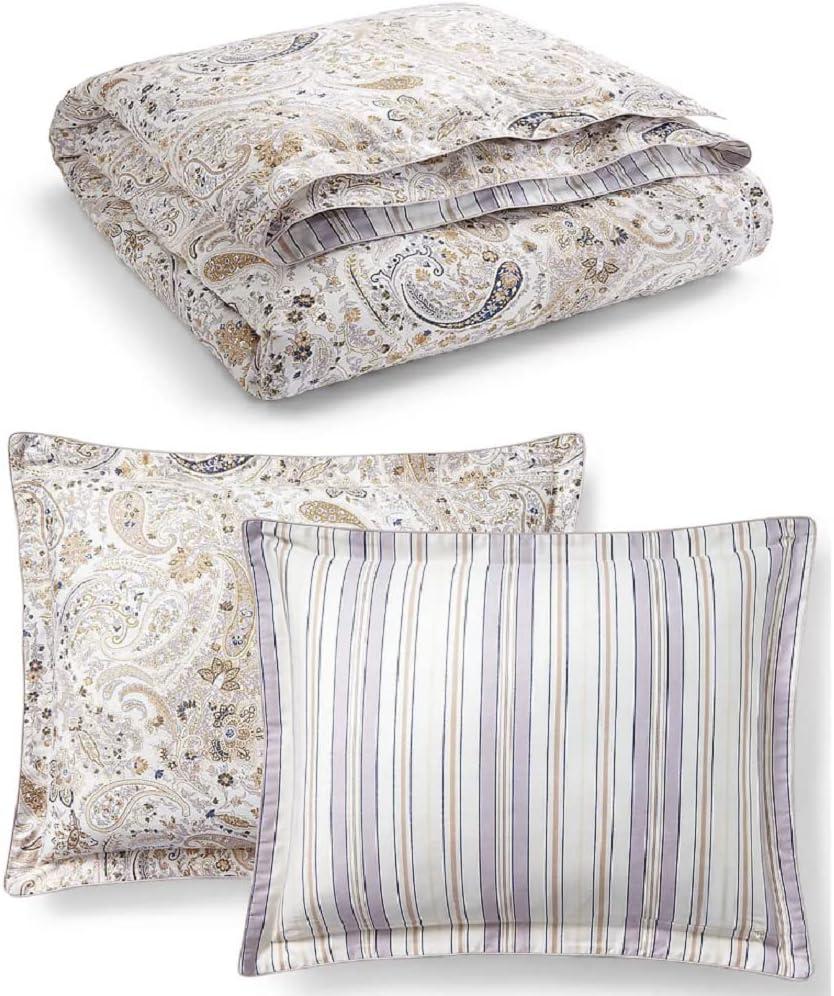 Estella Paisley Reversible Full/Queen Cotton Duvet Set