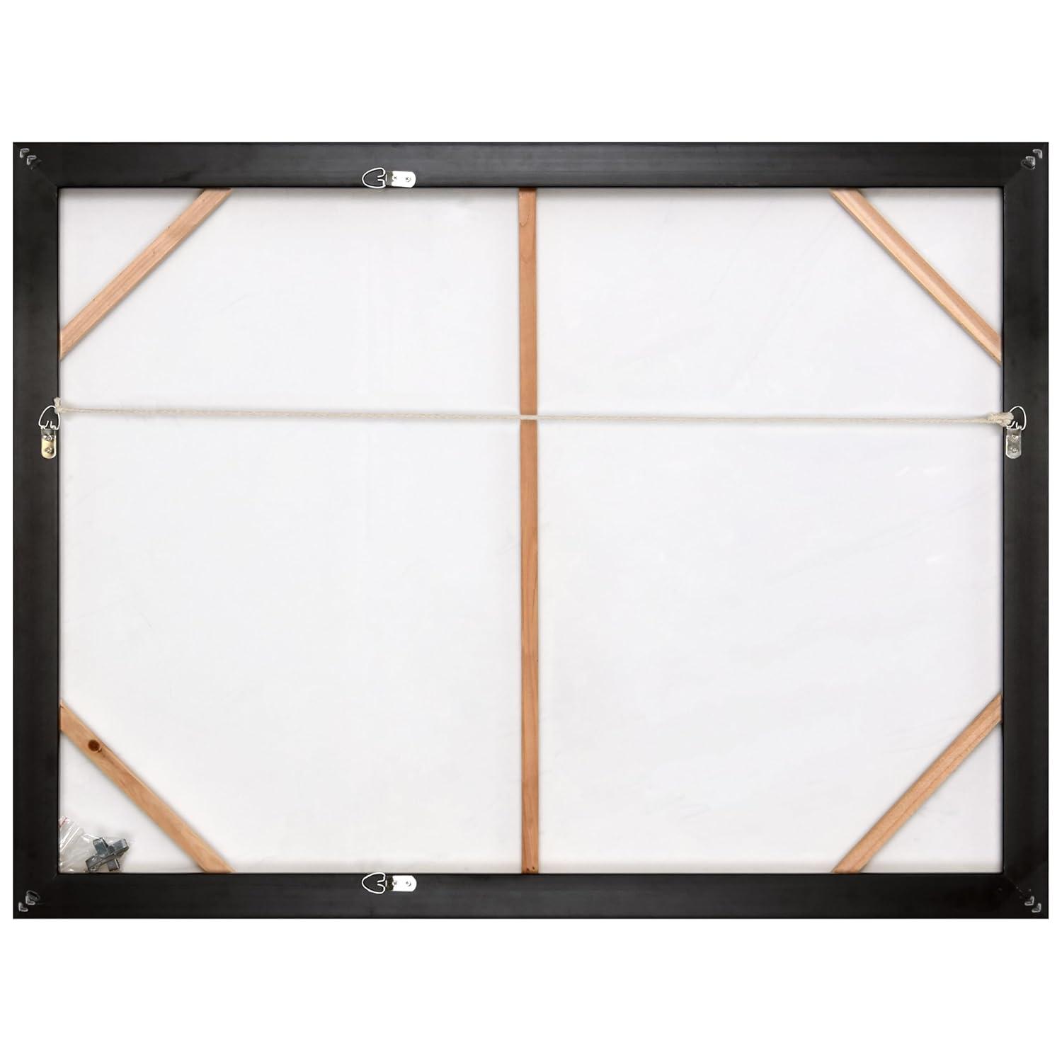 Empire Art Direct Golden Cascade Textured Glitter Hand Painted Framed Canvas Wall Art