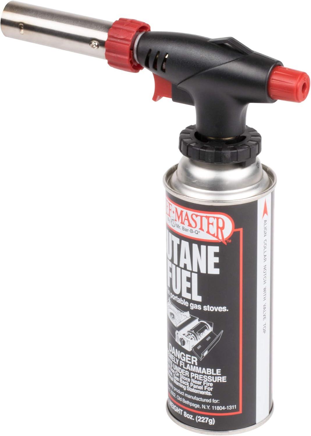 Chef-Master 8 Oz. Butane Micro Torch Black 8 CFMCBTCPRO