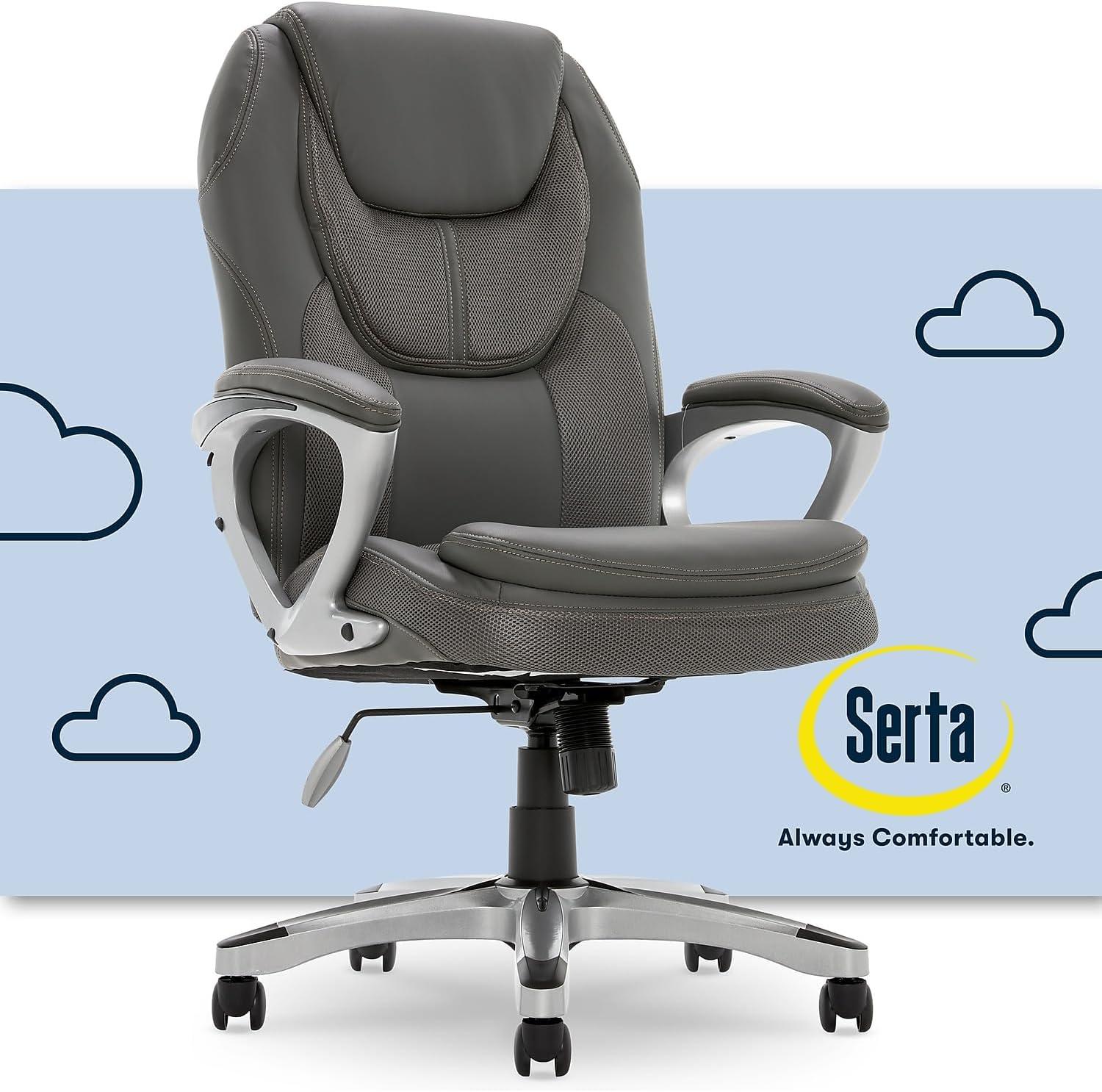 Amplify Executive Mesh Office Chair - Serta