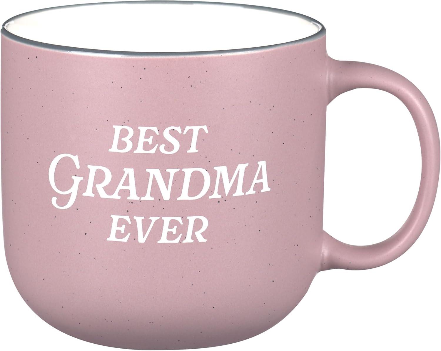 Best Grandma Ever Pink Ceramic Microwave Safe Mug