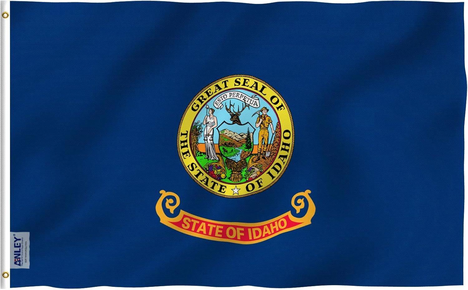 ANLEY 3x5 Foot Idaho State Flag - Idaho ID Flags Polyester