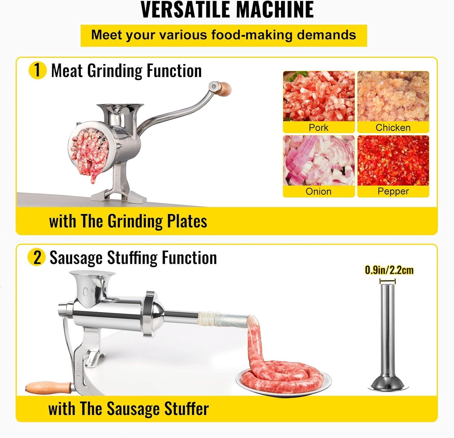 VEVOR VEVOR Stainless Steel Manual Sausage Stuffer