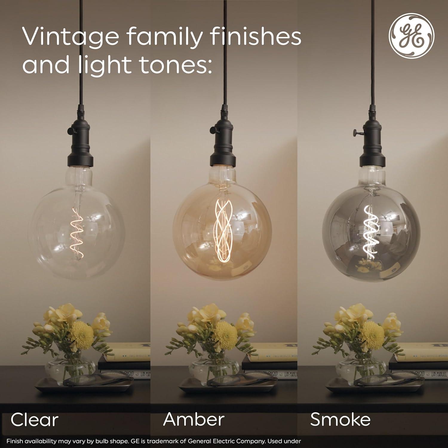 Amber Glass Dimmable LED Vintage Style Bulb