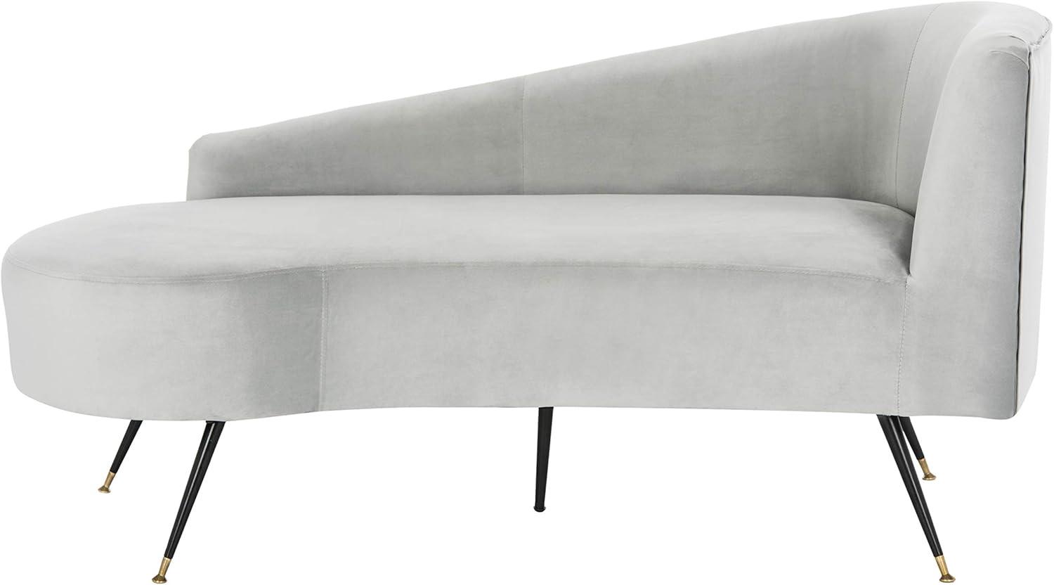 SAFAVIEH Evangeline Parisian Settee Grey / Black