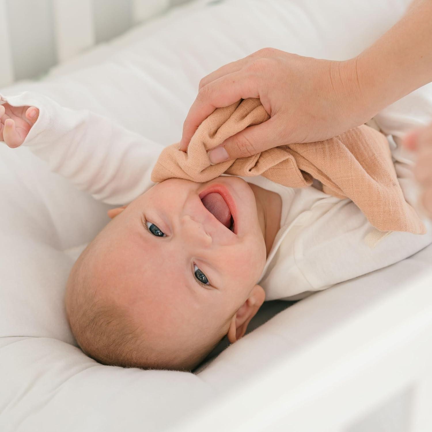Crane Baby Parker 5-pc. Baby Wash Cloth Set (pink Floral)