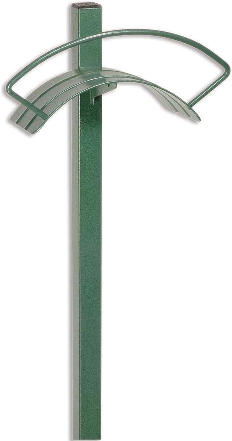 Green Heavy Duty Free Standing Metal Hose Hanger