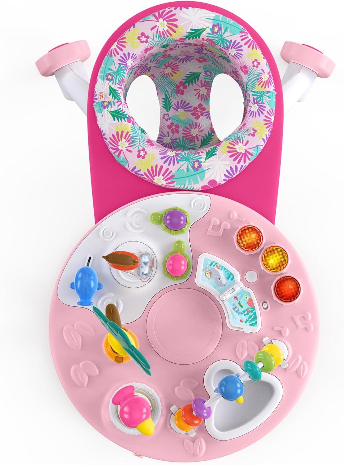 Bright Starts Around We Go 2-in-1 Activity Centre - Tropic Coral