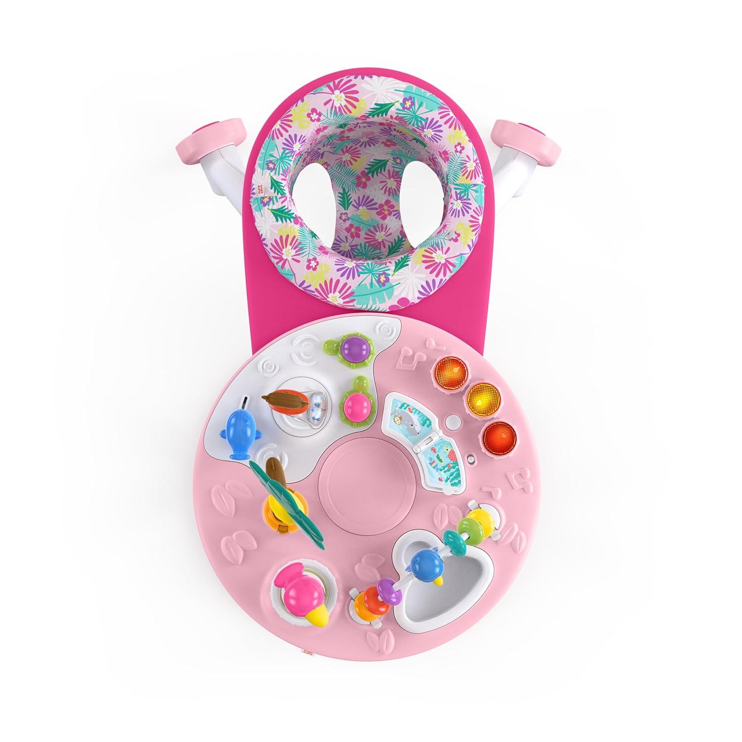 Bright Starts Around We Go 2-in-1 Activity Centre - Tropic Coral