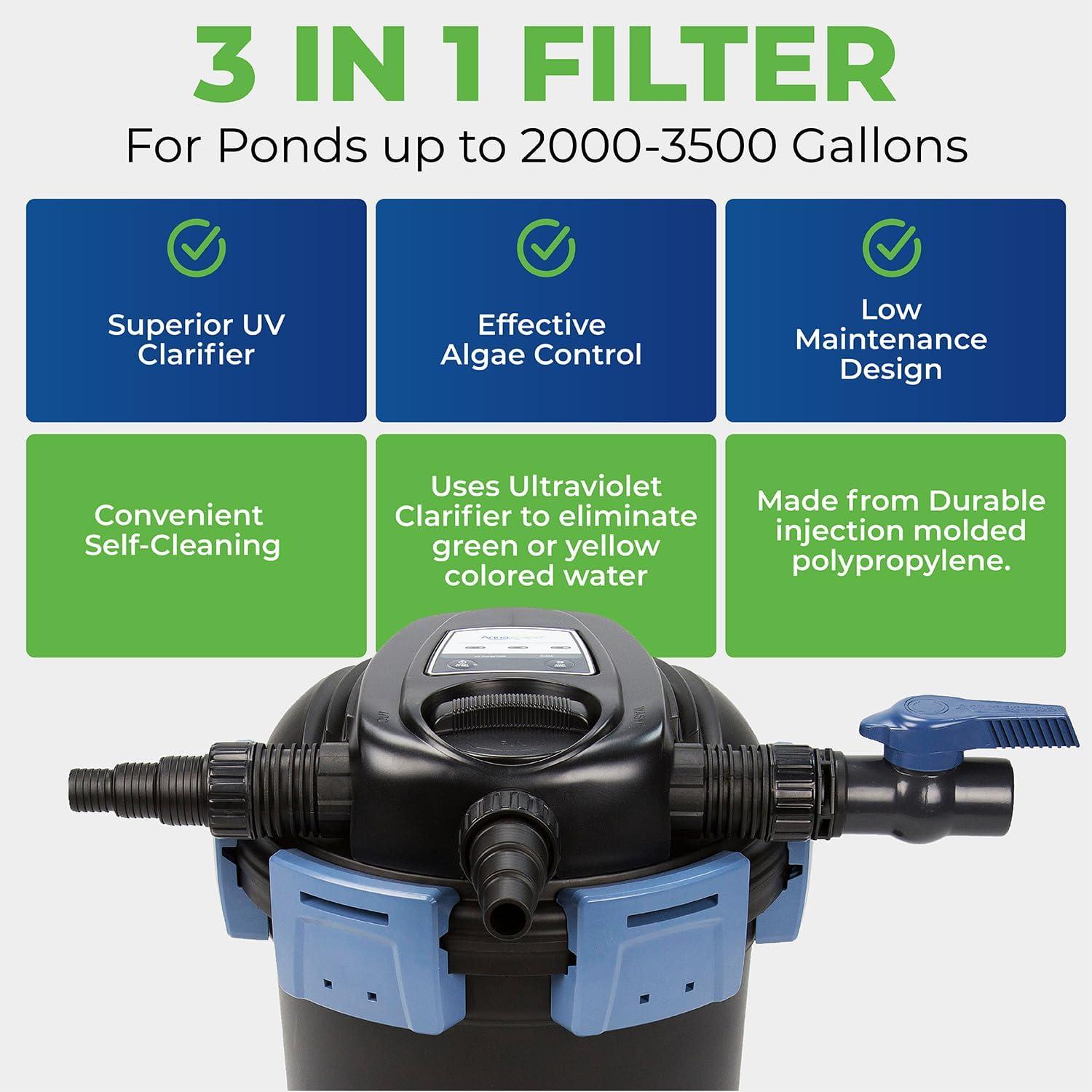 AquaScape UltraKlean 2000 Pressurized Filter w/UV