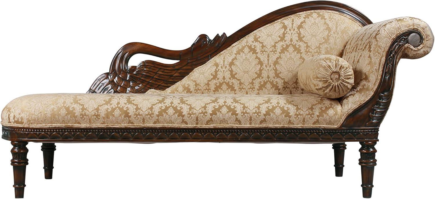 Design Toscano Swan Fainting Couch: Left Version