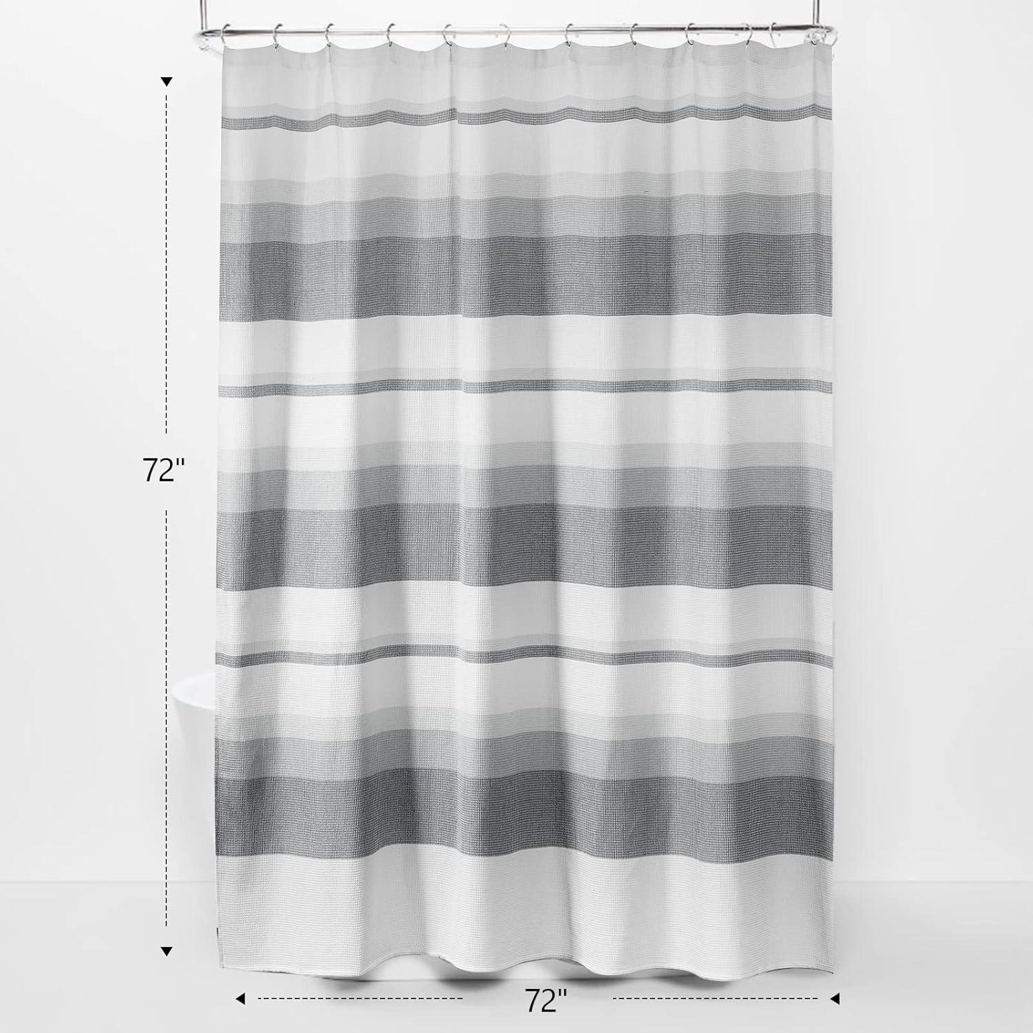 Striped Single Shower Curtain