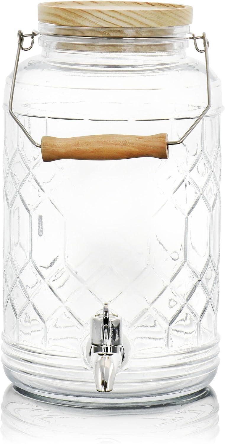 Gibson 0.95 gal Clear Beverage Dispenser Glass