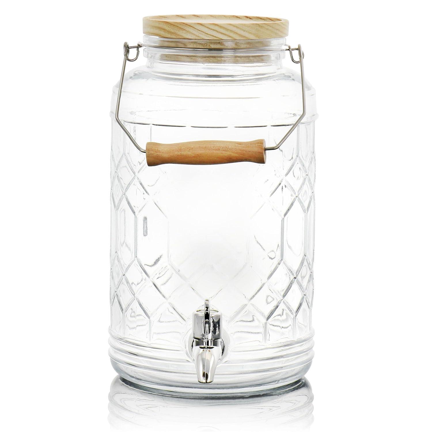 Gibson 0.95 gal Clear Beverage Dispenser Glass