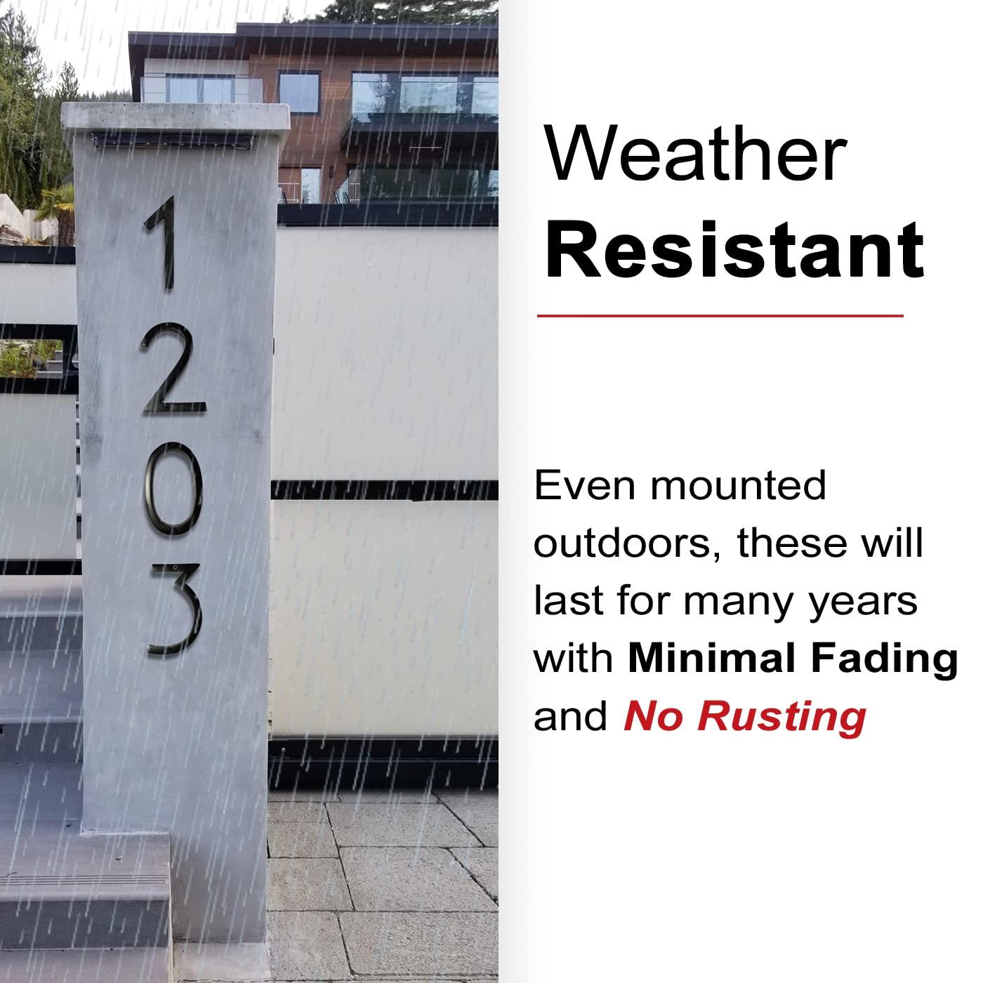NACH Metal Floating Mount House Number