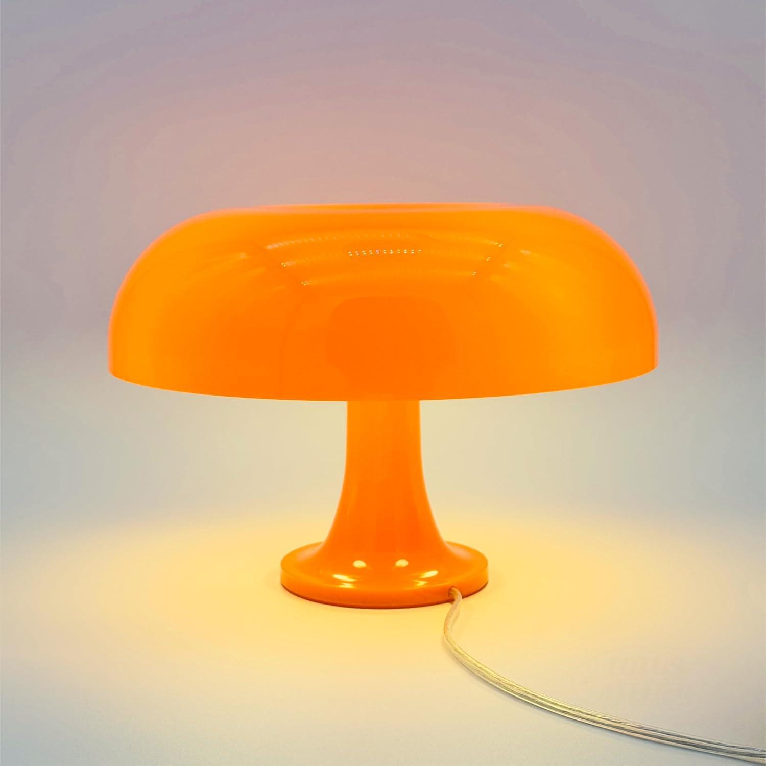 Virwir Mushroom Lamp Retro Vintage Table Lamp Elegant Aesthetic 20W Bedside Night Light for Women Kids Gifts