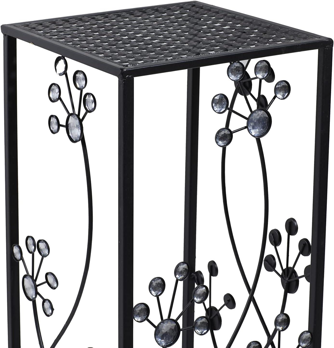 Set of 3 Modern Iron Square Plant Stands - Olivia & May