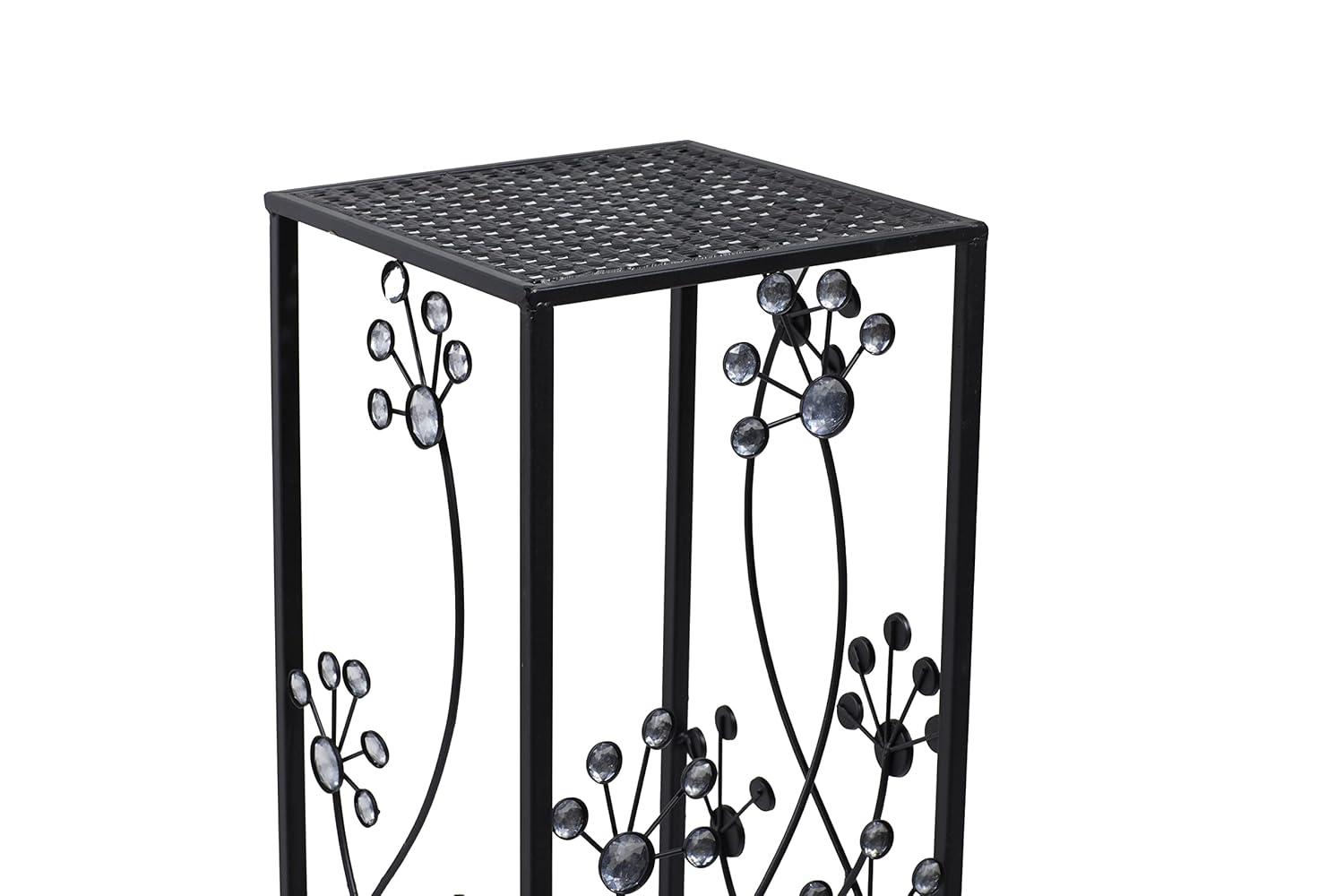 Set of 3 Modern Iron Square Plant Stands - Olivia & May