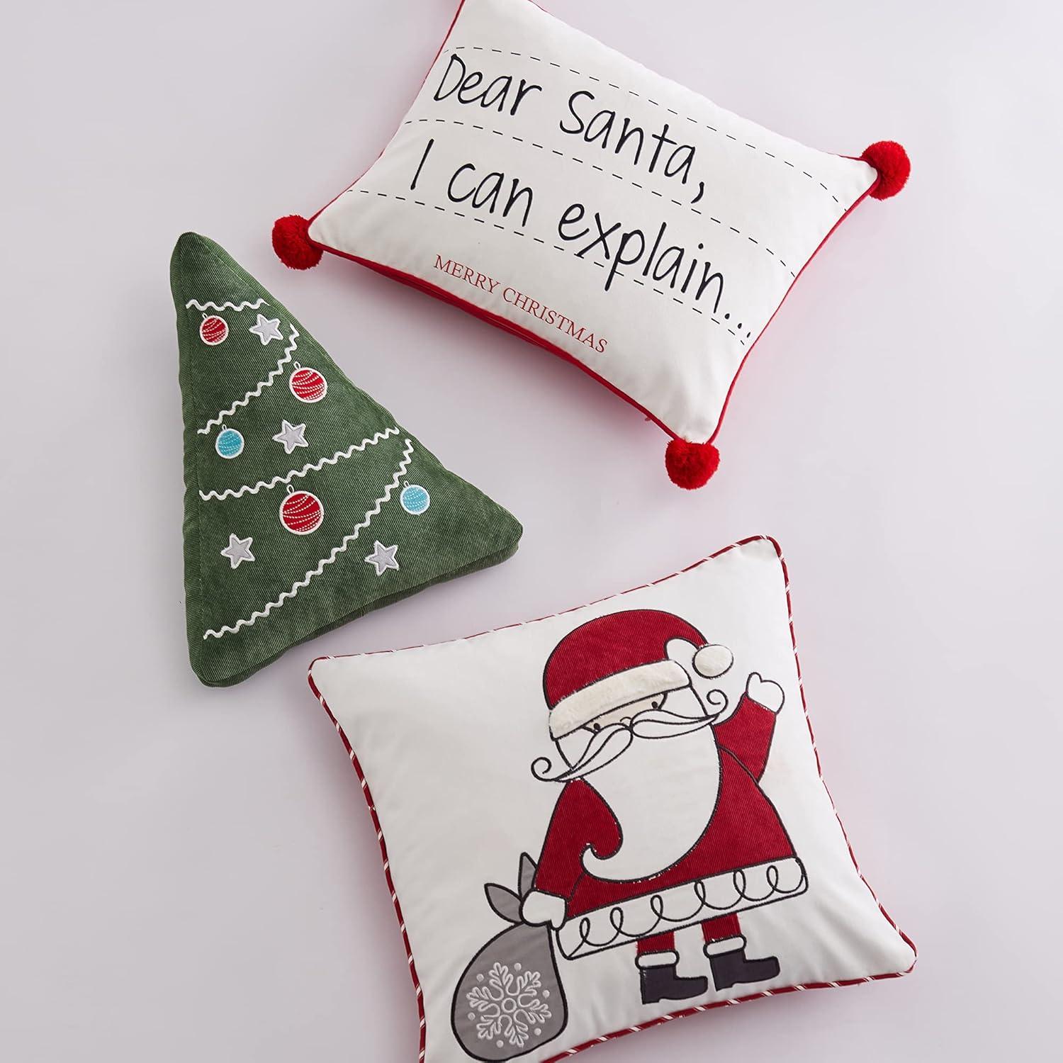 Santa Claus Lane - Christmas Tree Decorative Pillow - Levtex Home